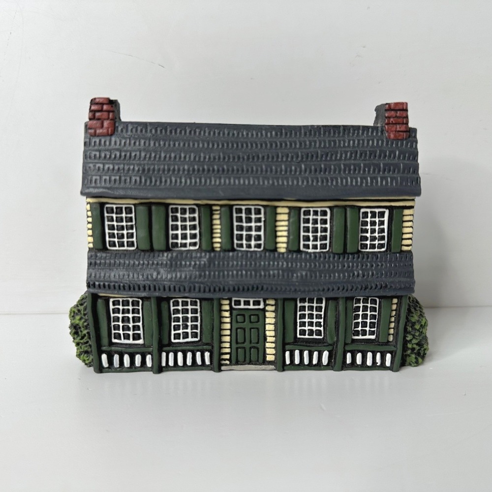 Vintage 1987 Old Salem Tavern NC Souvenir Building Facade MW 87 Hand Painted